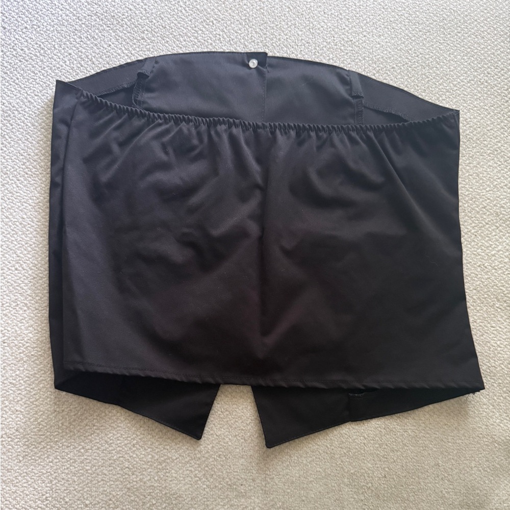 Pacifika Black Corset Button Front Going Out Top - Picture 5 of 6